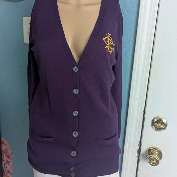 Ralph Lauren SPORT Purple Women's Sweater - Picture 3 of 4